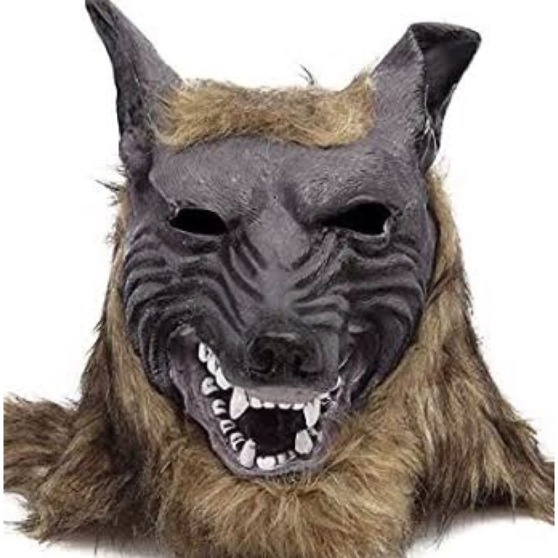 Máscara de Boracha Lobisomem Halloween