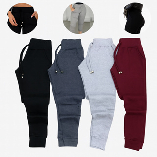Kit Calça Jogger Ribana Feminina Canelada Básica Estilo Moletom Cintura Alta Veste do 36 ao 44 Cores Sortidas em Oferta na Shopee