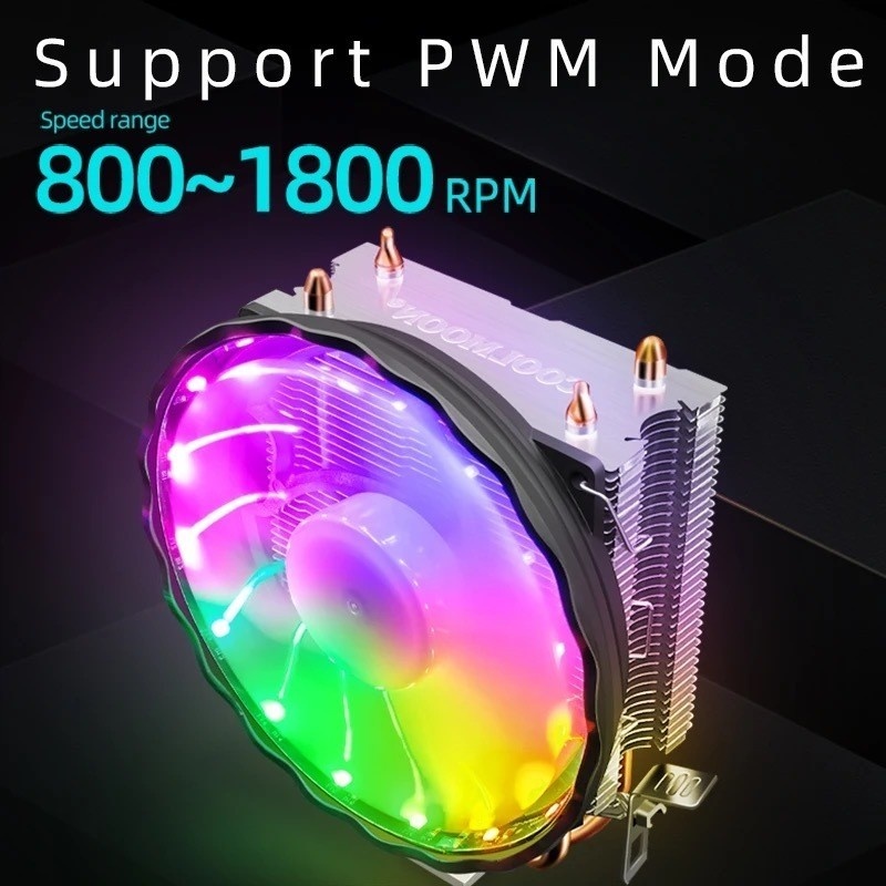 Air Cooler Gamer / CPU Processador Intel E Amd 1150 1151 1155 1200 1700 FM2 AM2+ AM3 AM3 AM4