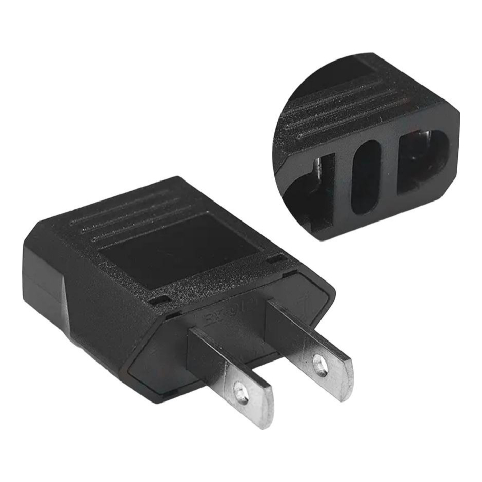 Adaptador Tomada Saída Pino Chato 1 unidade tomada adaptadora de viajar tomada EUA Japão China