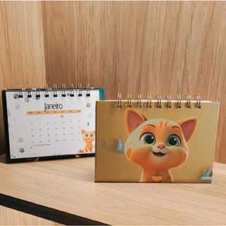 Calendario 2026 tamanho A6 Gatos Felinos em Oferta na Shopee