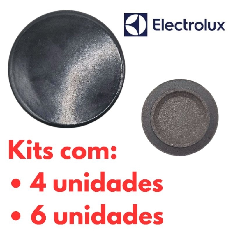 Espalhadores de fogão Electrolux 4 5 6 bocas Eletrolux tampinha
