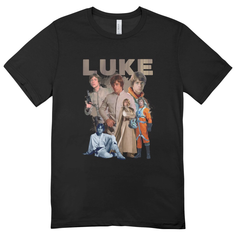 Camisetas Algodão Unissex Tshirt Graphic tee Luke Skywalker