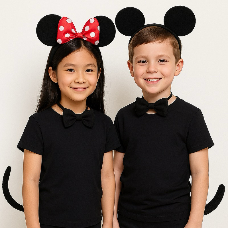 Kit Fantasia Divertido Mickey Mouse 03 Peças