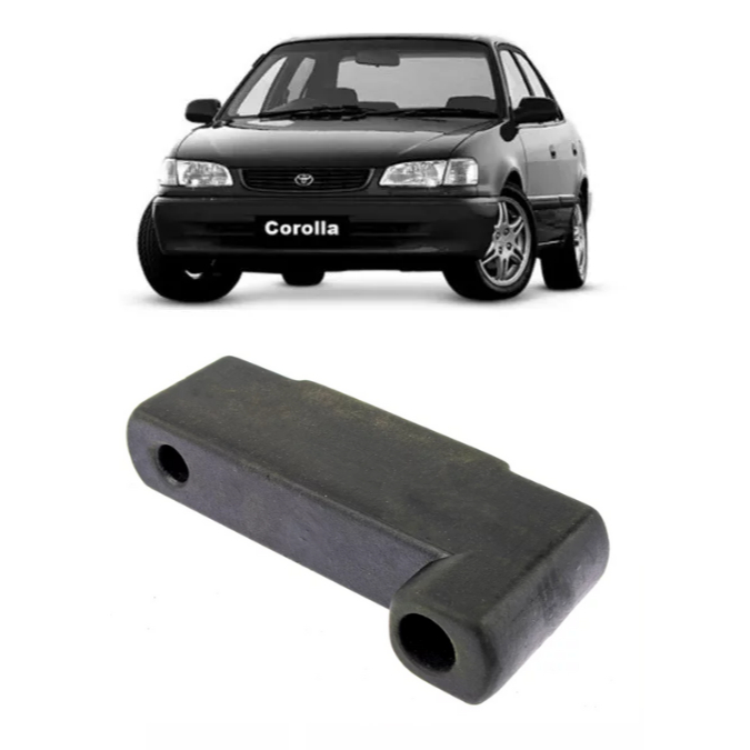 Coxim Borracha Escapamento Corolla 1995 à 2002 - Silencioso Traseiro