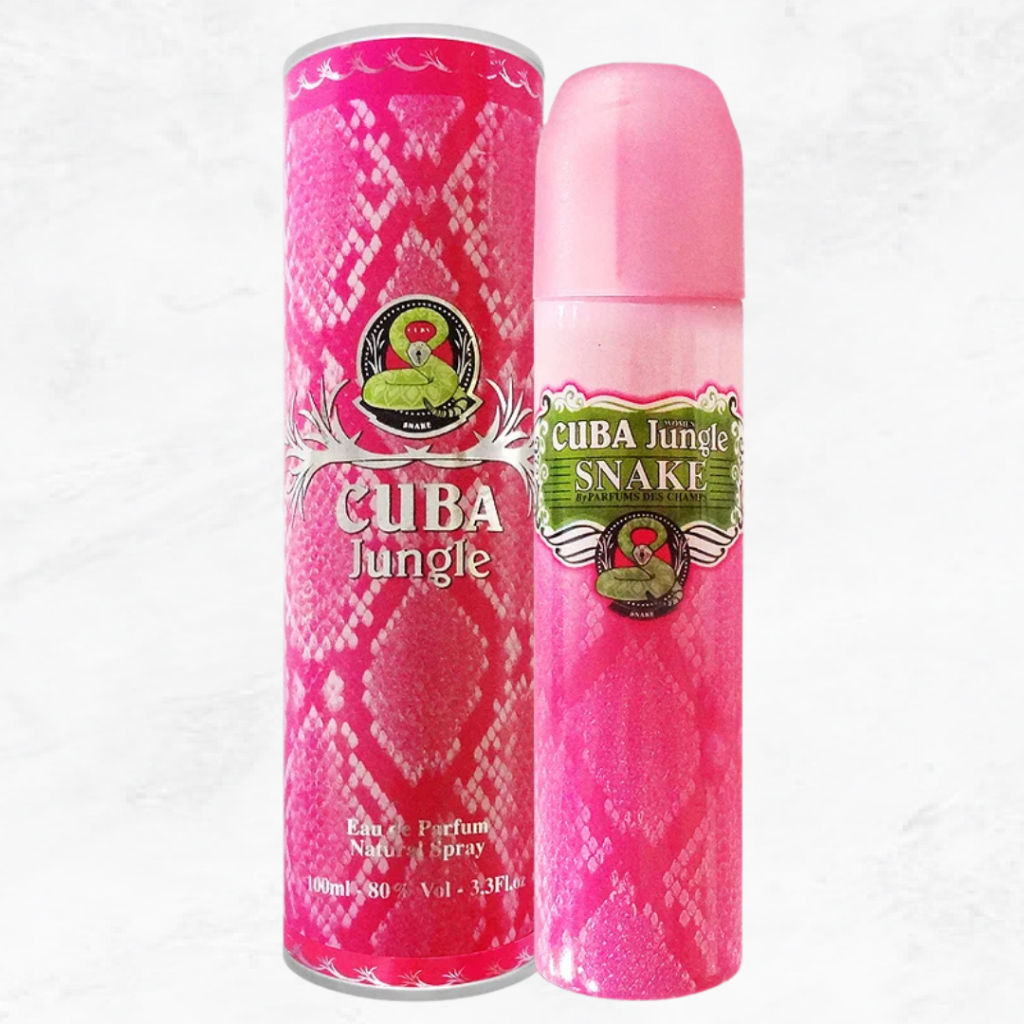 Perfume Importado Cuba Jungle Snake Eau de Parfum 100ml Feminino Fixação Alta Original com Nota