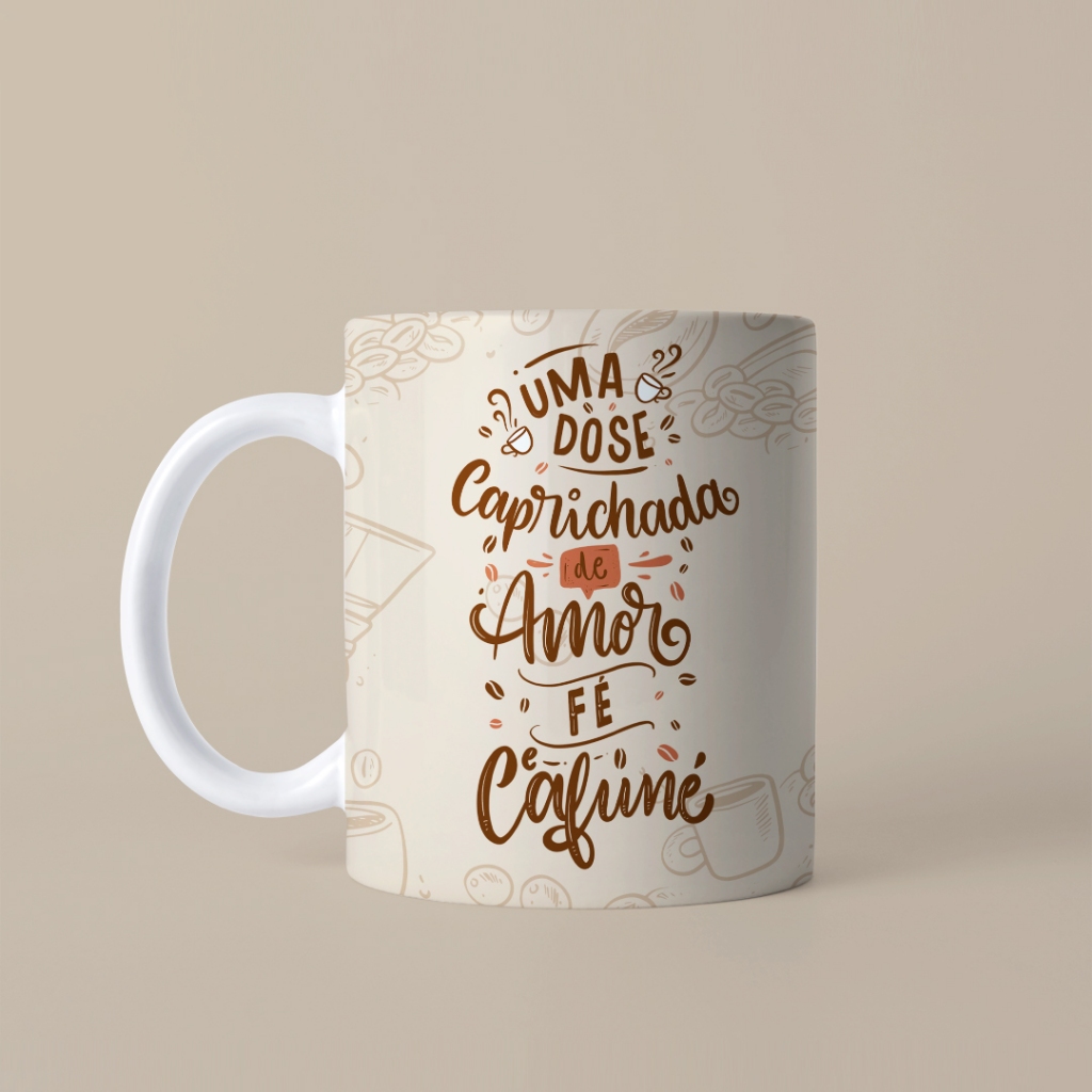 Caneca de Porcelana Personalizada Café