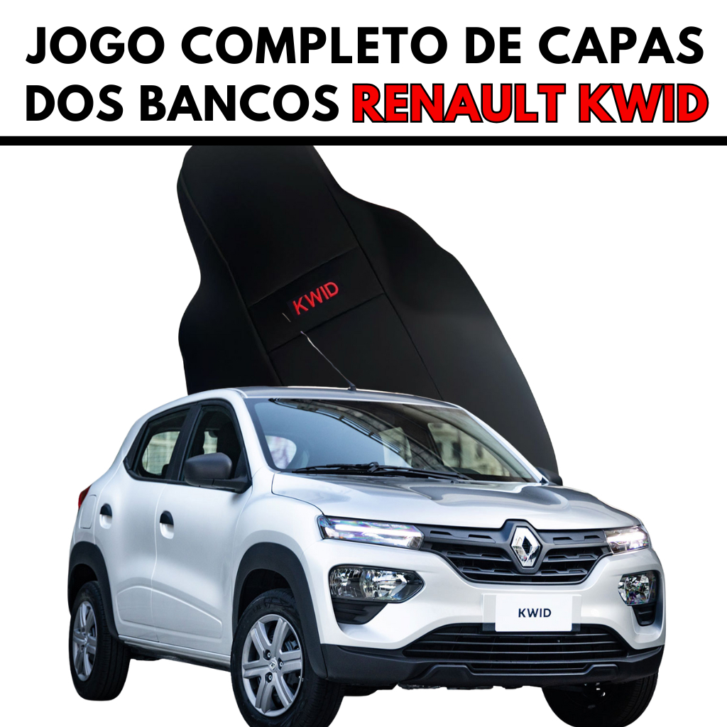 Capas Bancos Renault Kwid Automotivos Tecido Grosso em Oferta na Shopee