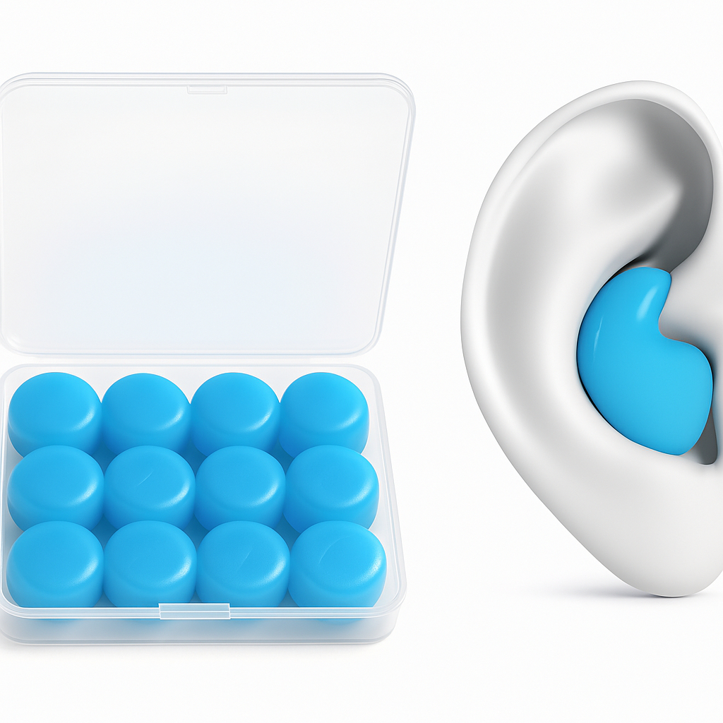 Protetor De Ouvido Auricular Moldável Dormir Natação 6 Pares