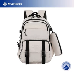 Mochila Com Estojo Masculina Feminino Super Estilosa e Moderna ImpermeávelEspumas Para Conforto