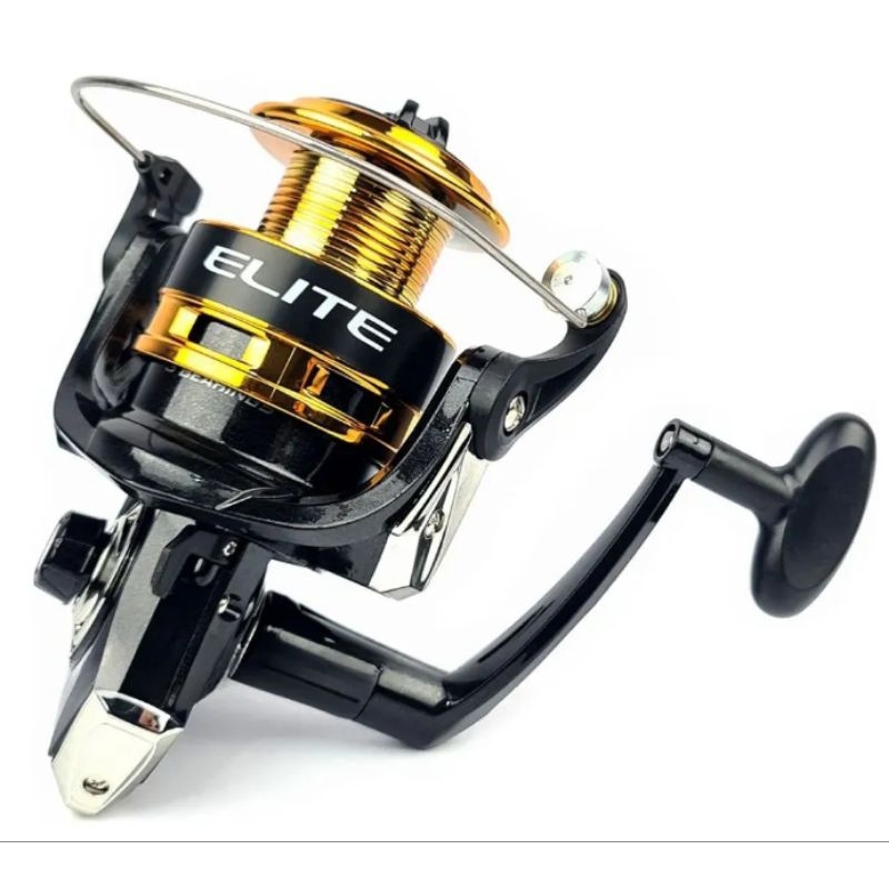 Molinete Pesca Elite Gold Marine Sports - Tamanhos 500 1000 2000 3000 4000 6000 - Fricção Dianteira