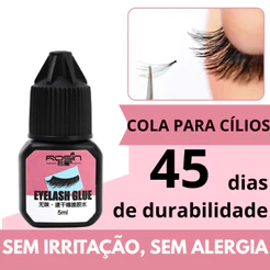 Cola Para Extensão De Cílios Rosin EYELASH GLUE 5ML Secagem Rápida Preta Sem Irritantação Promoçao