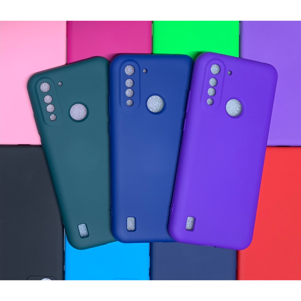 Kit capa + pelicula de vidro 3D Motorola Moto G8 Power Lite Ou apenas capinha silicone aveludado em Oferta na Shopee