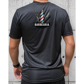 camiseta(barbearia)linda para o dia a dia tecido de ótima qualidade garanta a sua em Oferta na Shopee