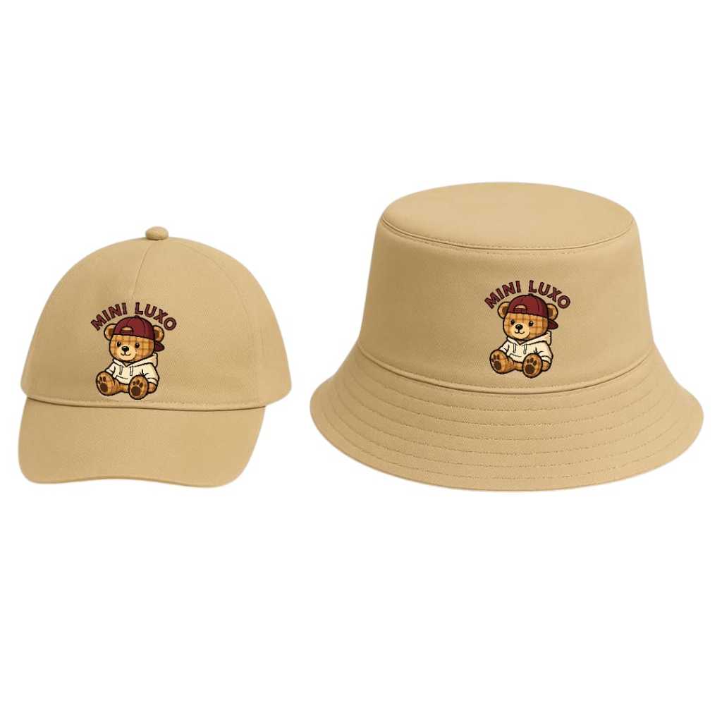 kit bone infantil bebe mais bucket em Oferta na Shopee