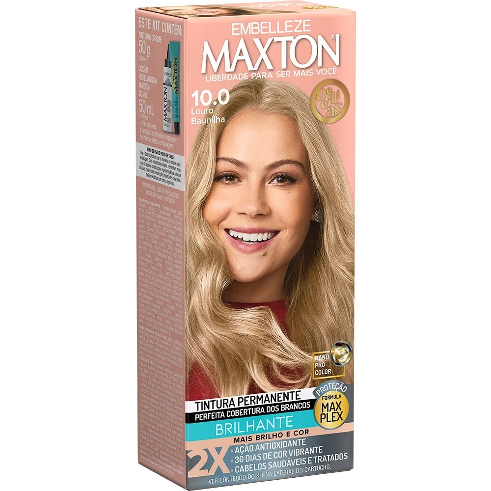 MAXTON TINTURA 10.0 LOURO BAUNILHA