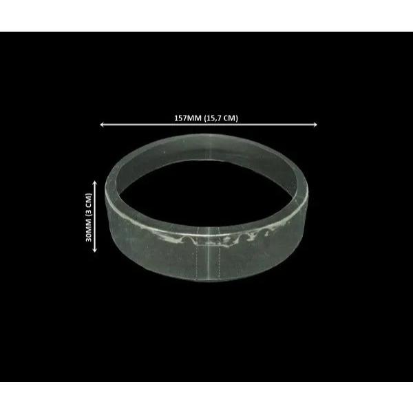 100 Lacres Termoencolhível Pote Plastico 157 Mm X 30