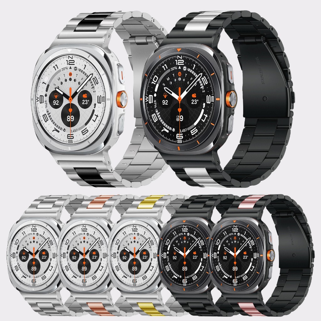 Pulseira De Aço Inoxidável Para Samsung Galaxy Watch 8 8 Clássico 40mm 44mm