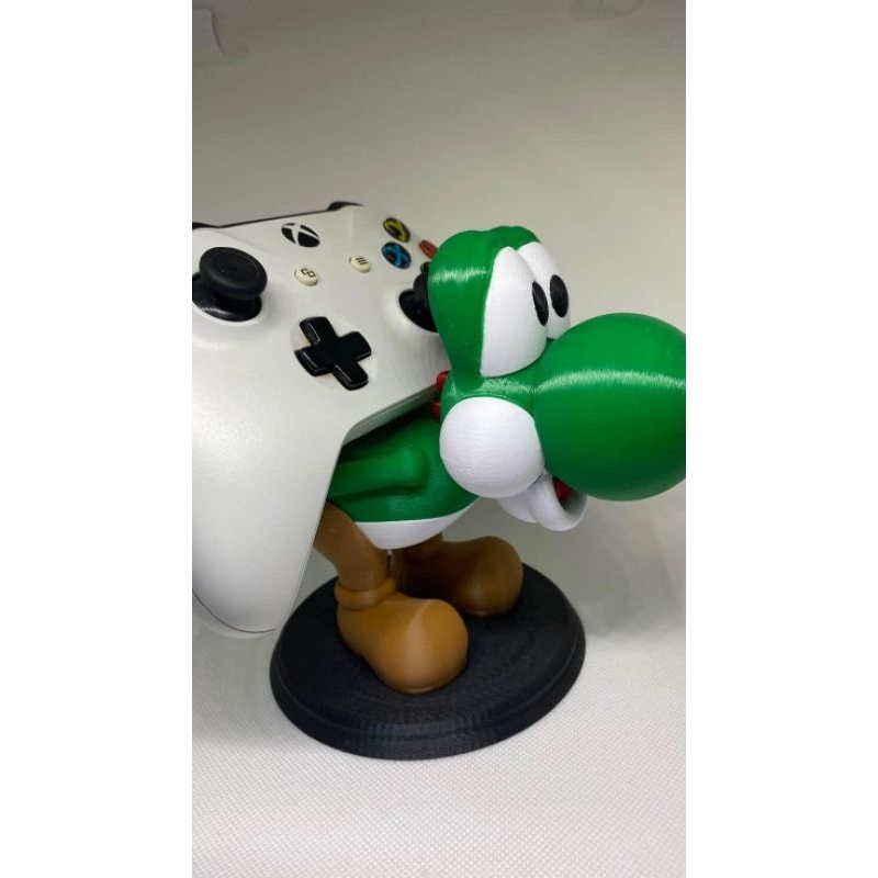 Suporte Para Controle - Tema Yoshi Mario - P/ Ps3, Ps4, Ps5, Xbox One, Xbox 360, Xbox Series, Headset