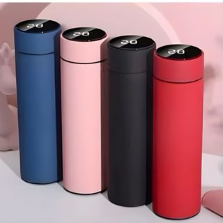Térmica Garrafa  Sensor Temperatura Digital Inox Café Bebidas 500ml em Oferta na Shopee