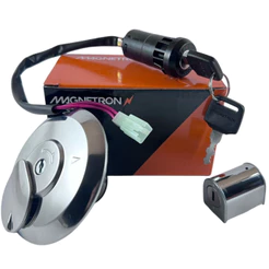 Kit Chave Ignição Fan 125 2009 Até 2013 3 Peças Magnetron