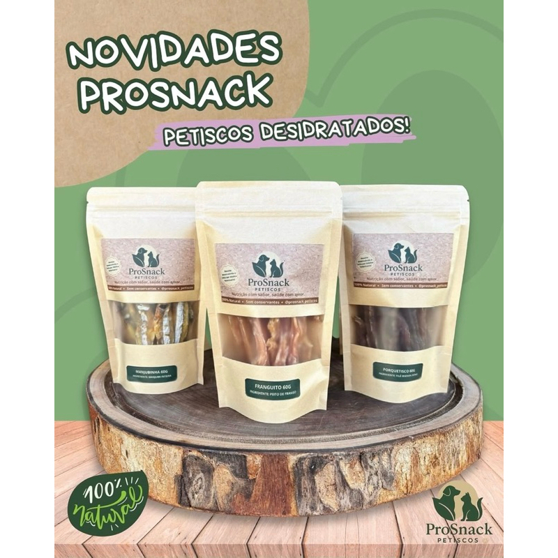 Petisco Desidratado 100% Natural para Cães e Gatos em Oferta na Shopee
