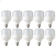 Kit 10 Lâmpada Led Bulbo 20w ALTA POTÊNCIA ULTRA LUZ 6500k Branco Frio Bivolt 127v 220v Soquete E27 Econômica