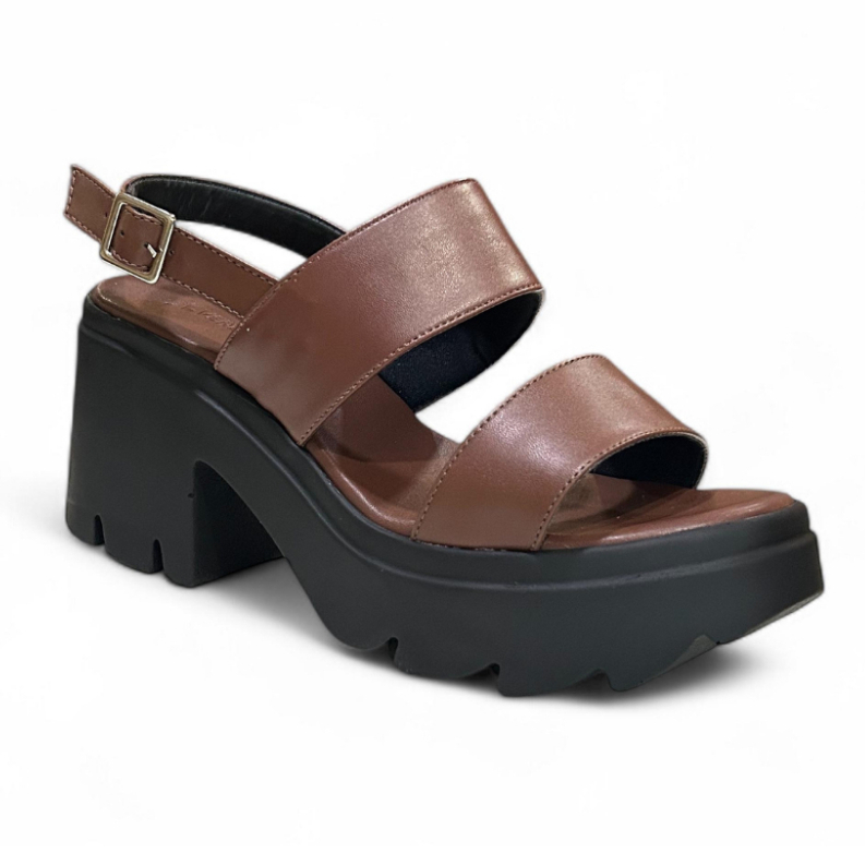 Sandália Feminina Flat Plataforma Solado Macio Salto Baixo 8 cm Tratorada Confortável Leve blogueira em Oferta na Shopee