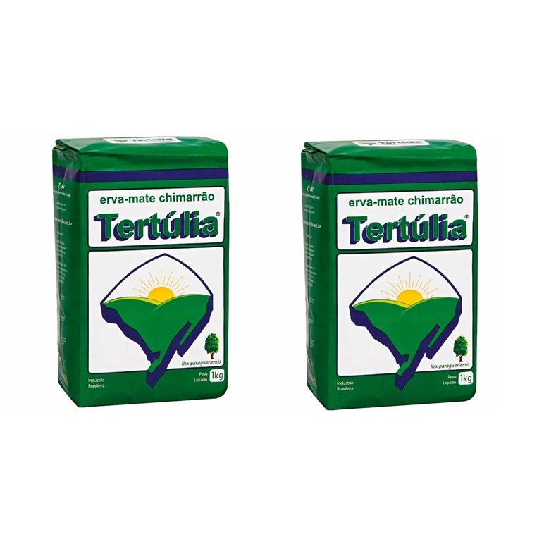Kit 02 pcts  Erva-mate Tradicional Tertúlia 1kg cada