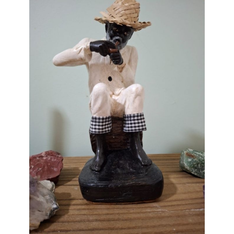 Estátua em Gesso Preto Velho