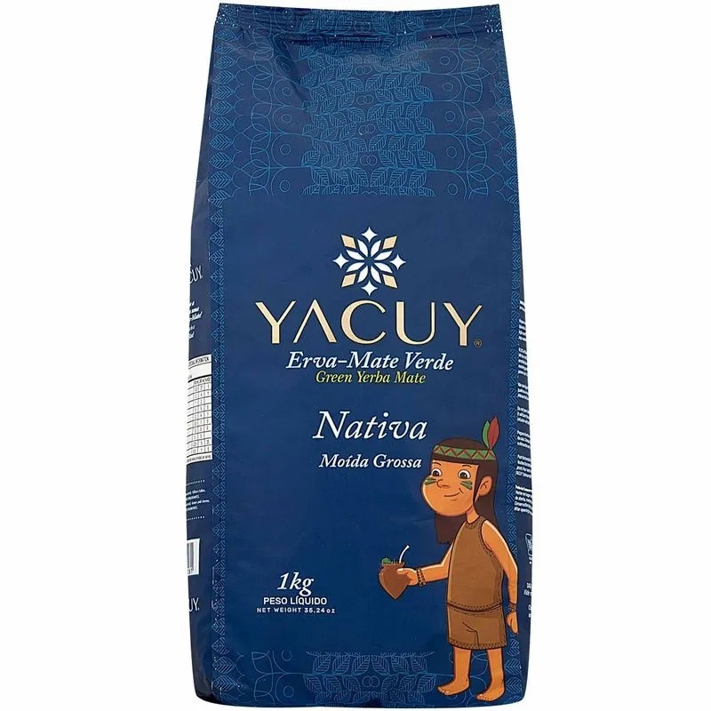 Erva-mate Nativa Moída Grossa Yacuy 1kg