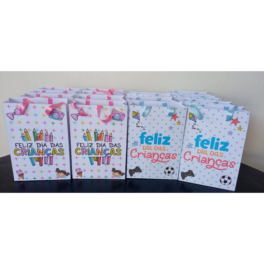 Sacolinha Dia das Crianças Sacolinha Surpresa Personalizada  | Lembrancinhas | Festa
