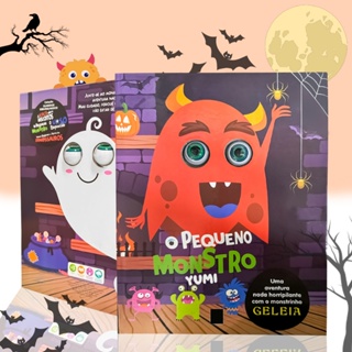 Livro Infantil Do Bebê Geleia O Pequeno Monstrinho Amigo | Interativo Com Olhinhos Esbugalhados em Oferta na Shopee