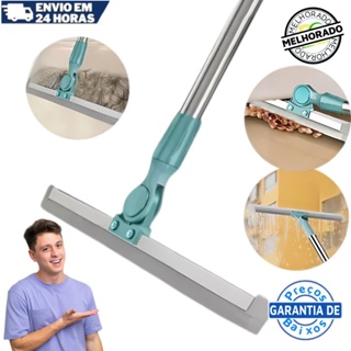 Rodo De Limpeza Dobrável Multifuncional Vassoura De Silicone Casa  Banheiro Molhado E Seco De Uso Duplo Vassoura em Oferta na Shopee