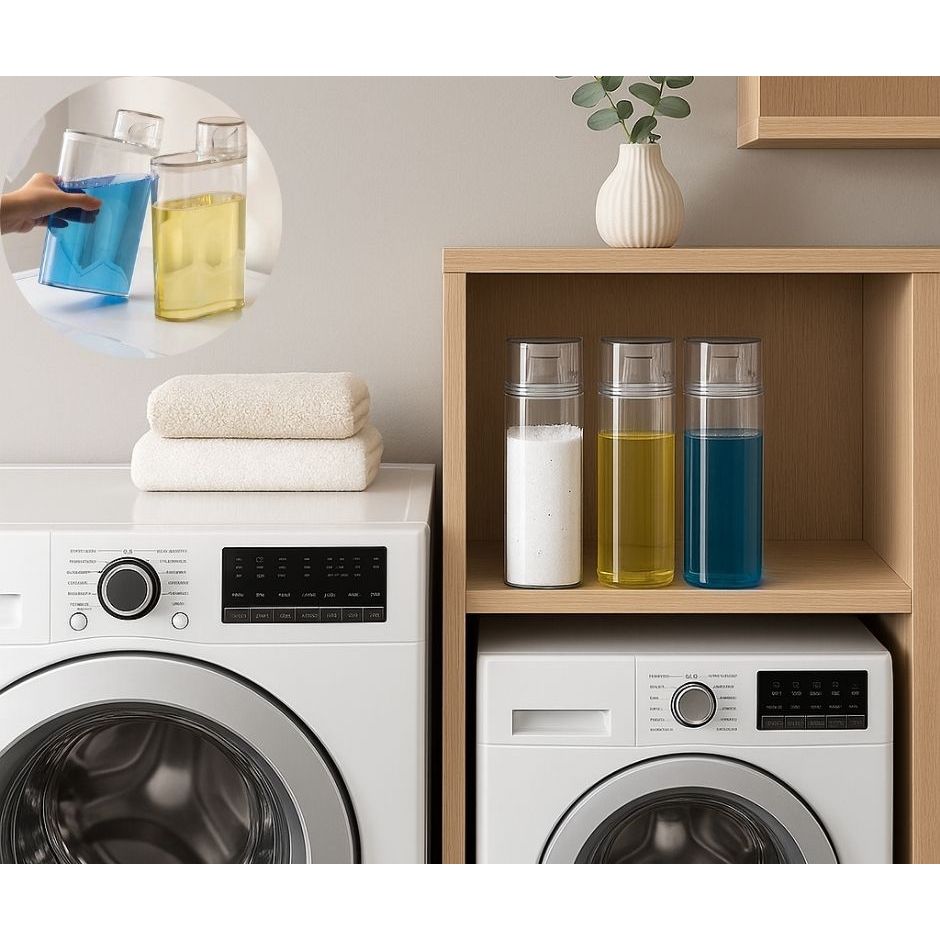 Dispenser Multiuso Transparente com Tampa Dosadora Porta sabão Alimentos Líquidos Produto de Limpeza