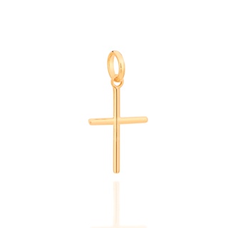 Pingente Unisex Cruz Banhado a Ouro 18k 540001 em Oferta na Shopee