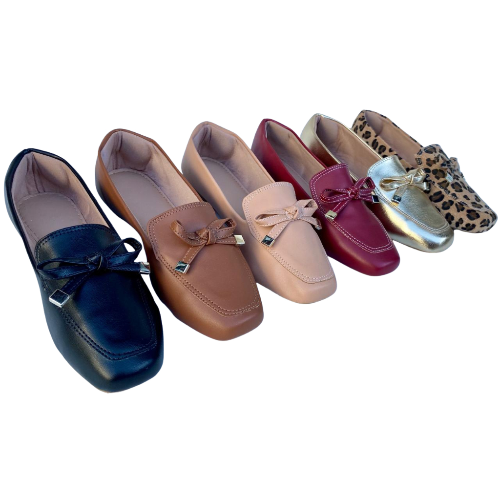 SAPATILHA FEMININA MOCASSIM FEMININO COM LACINHO
