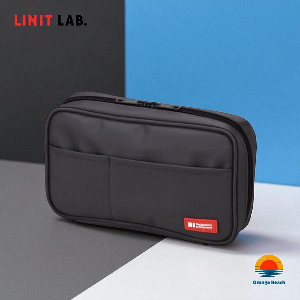 LIHIT LAB Book-Type Pen Case A-7551/Organização Perfeita/12-14 Canetas/200mm em Oferta na Shopee