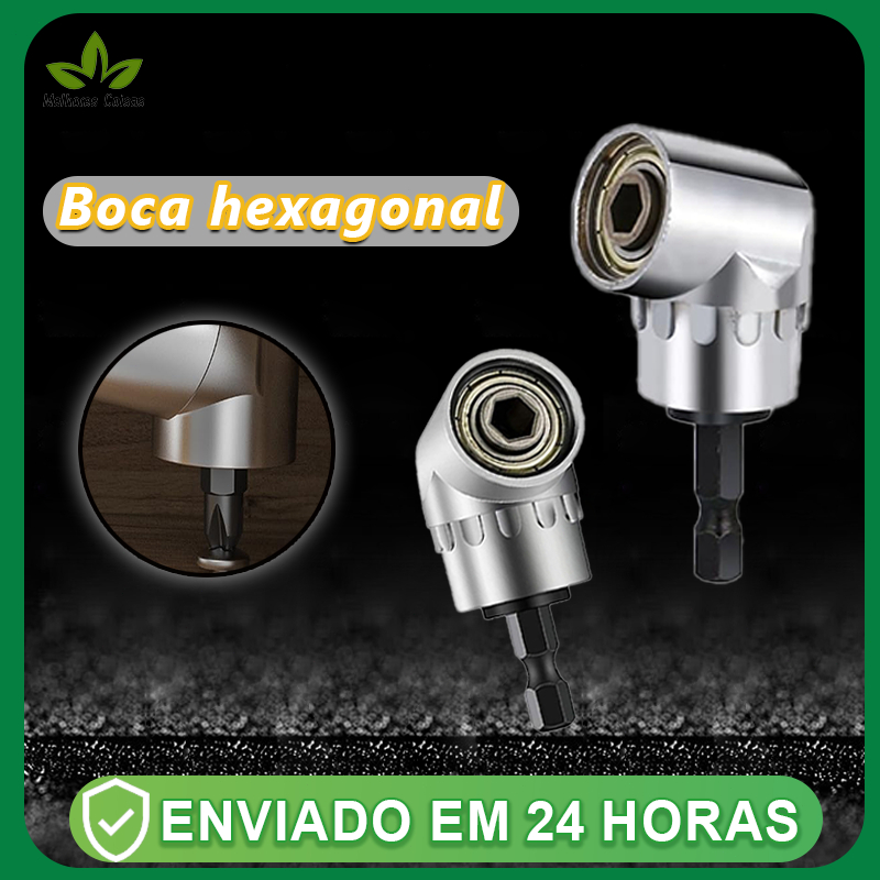 adaptador angular para parafusadeira 105°/90° graus profissional Para Furadeira E Parafusadeira Cantos de Difícil Acesso