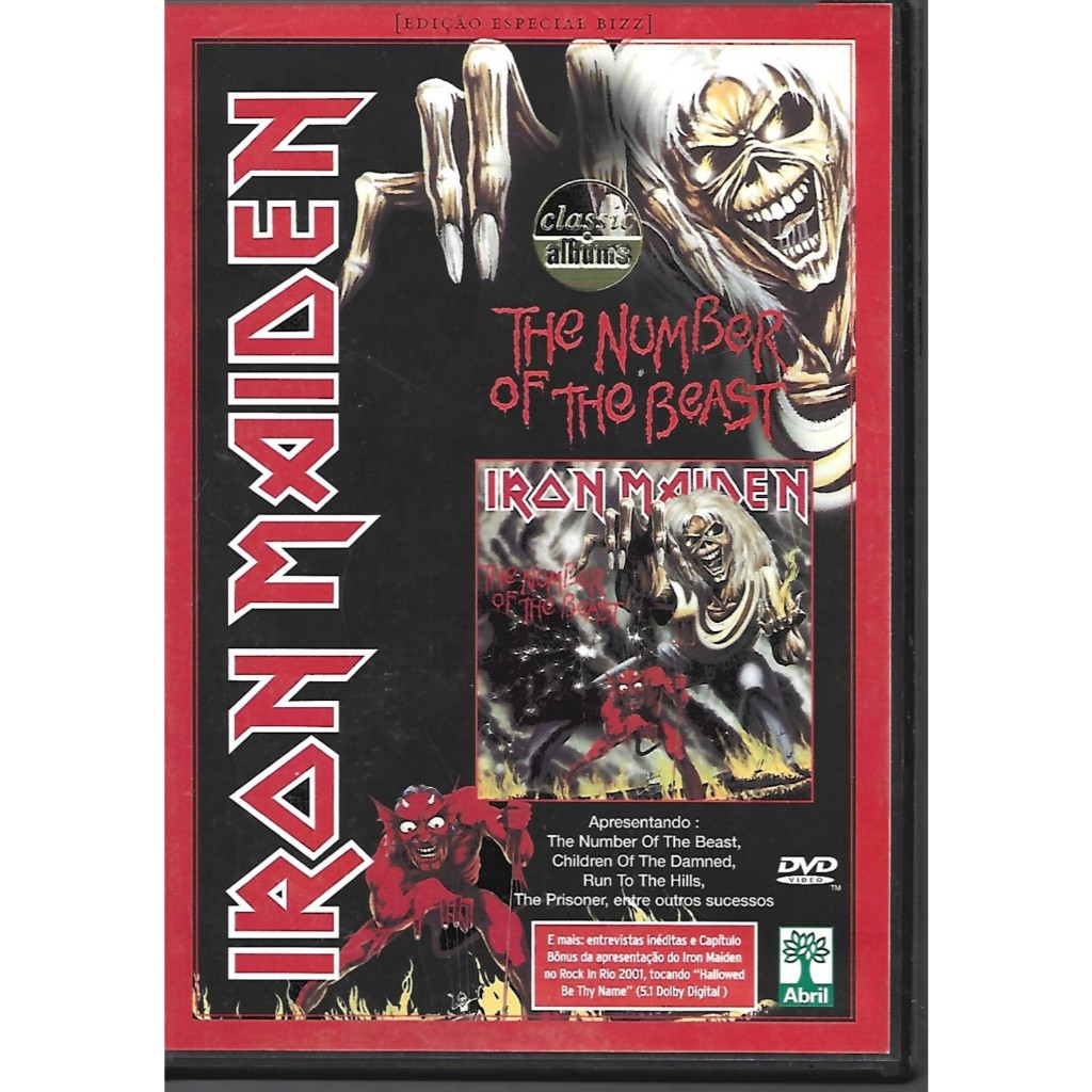 DVD Iron Maiden - The Number of the Beast - Leia a descrição