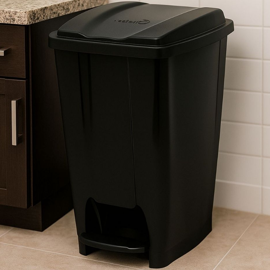 Lixeira com Pedal 20 litros em Plastico Reforçado Multiuso Cozinha Banheiro Jaguar em Oferta na Shopee