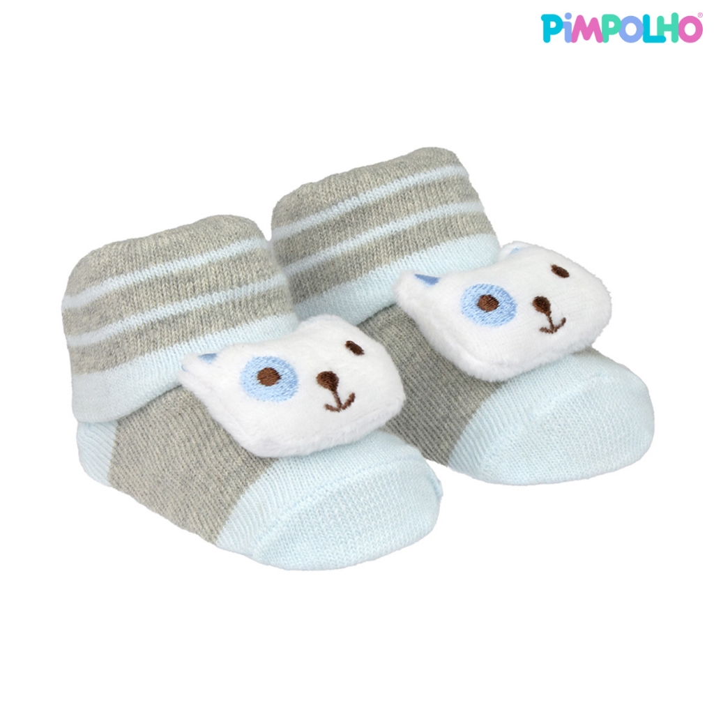 Meia Fofinha Bichinhos Rn Masculino Pimpolho em Oferta na Shopee