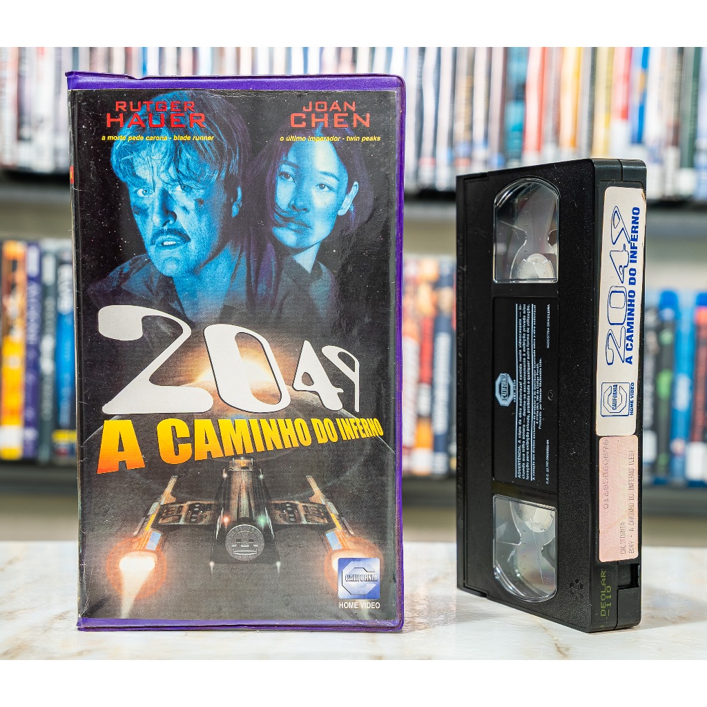VHS 2049 - A Caminho Do Inferno - LEGENDADO - Rutger Hauer Joan Chen - Original - Fita de Vídeo Filme - Ação Ficção