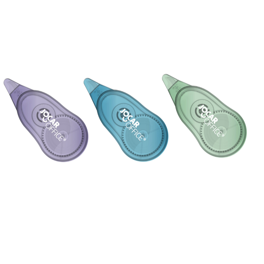 FITA CORRETIVA 10MX5MM CORPO COLORIDO - CORES SORTIDAS JOCAR OFFICE em Oferta na Shopee