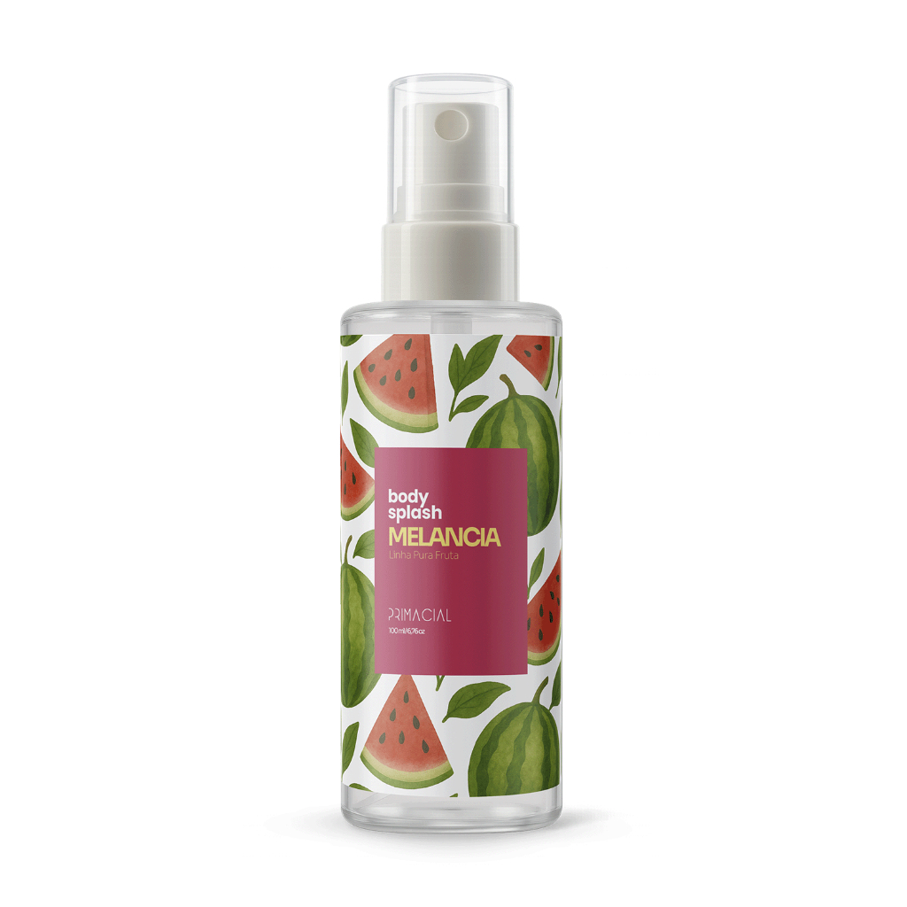 BODY SPLASH FEMININO MELANCIA 100ML - PRIMACIAL PERFUME FRUTADO em Oferta na Shopee