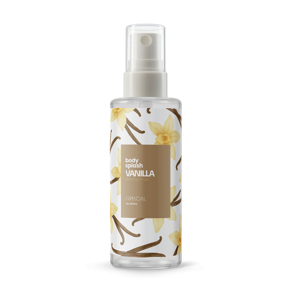 BODY SPLASH FEMININO VANILLA 100ML - PRIMACIAL PERFUME DOCE em Oferta na Shopee