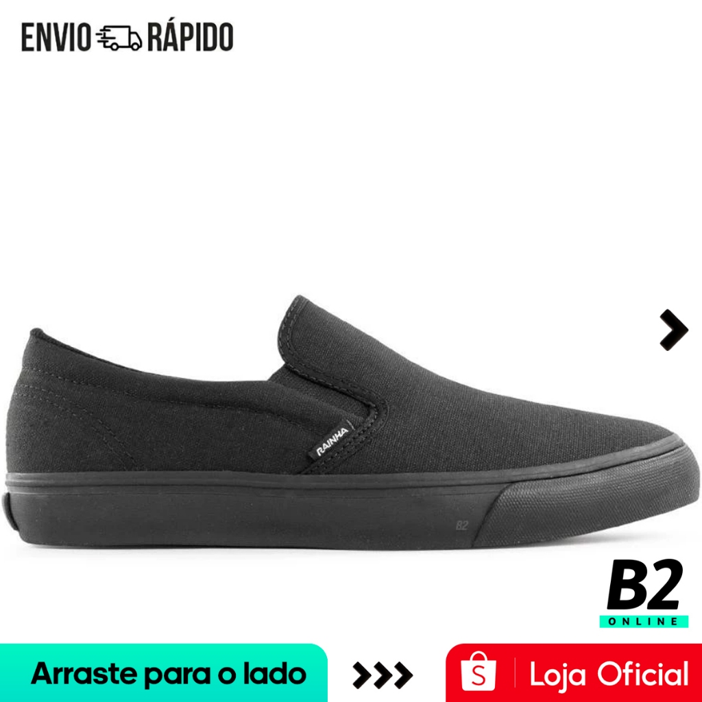 Tênis Rainha Iate IV Calce Fácil Masculino Preto Original com Nota Fiscal e Garantia em Oferta na Shopee