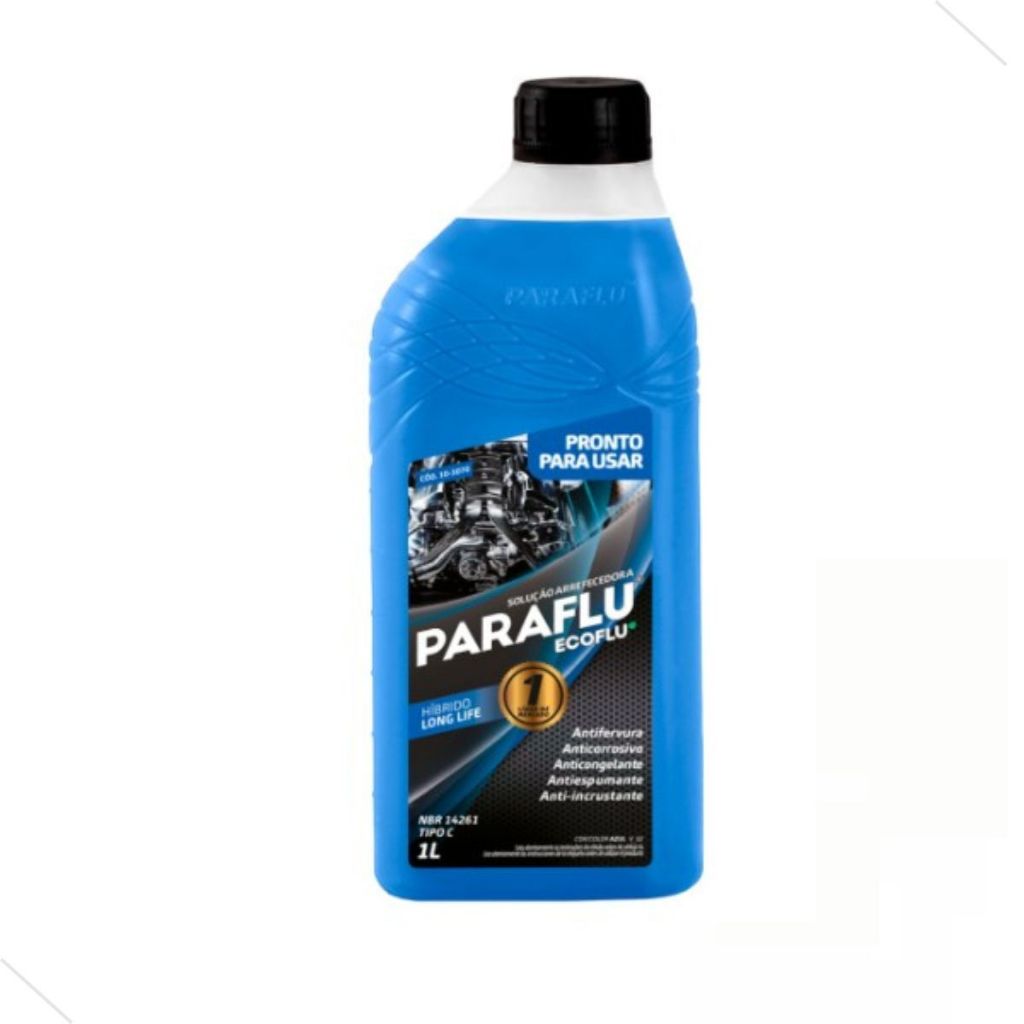 Aditivo Radiador Pronto Uso Azul 1 Litro Organico Paraflu Long Life em Oferta na Shopee
