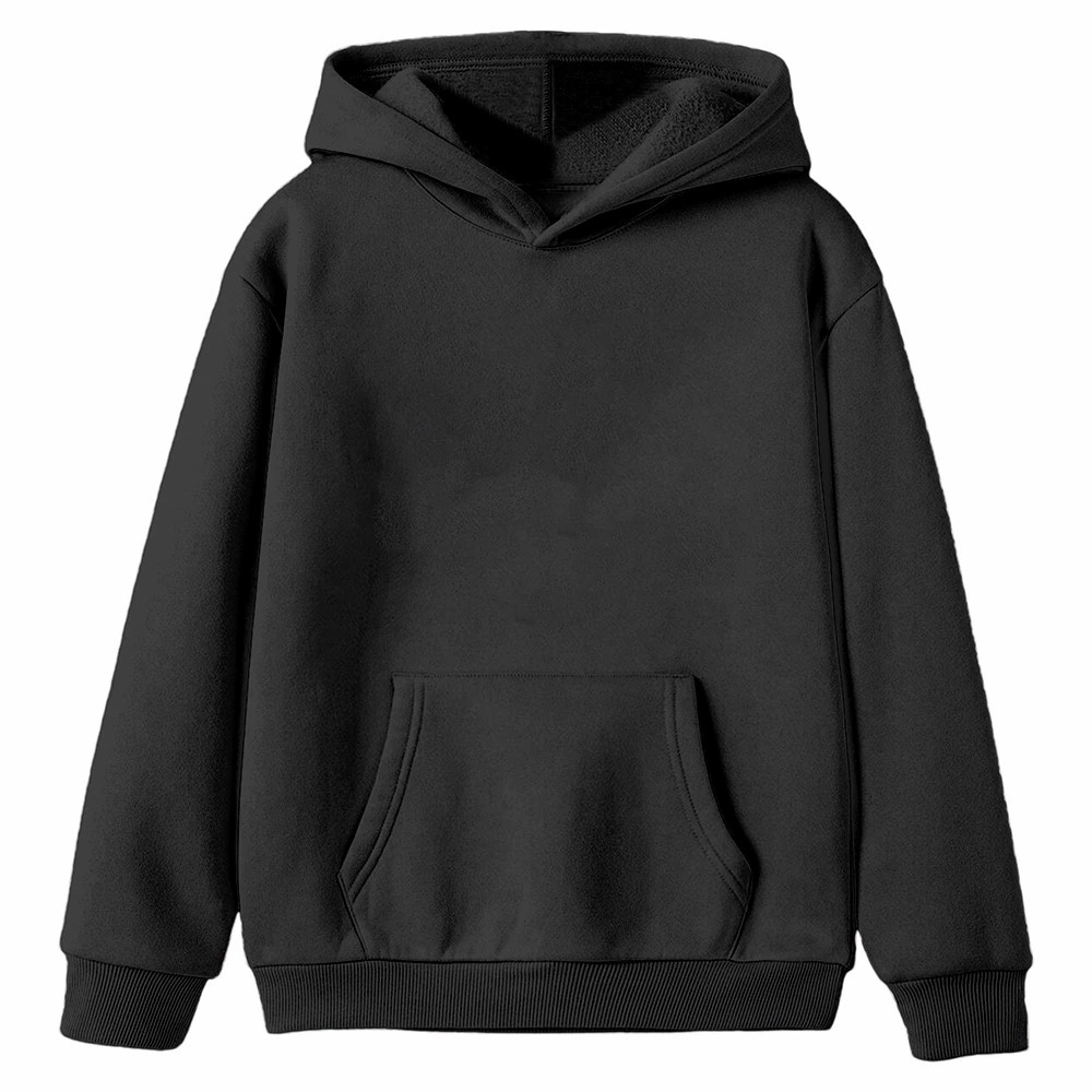 Moletom Masculino Liso Escolar Casaco Básico Infantil Moletom Infantil Casaco Criança Moda Juvenil