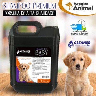 Shampoo Profissional para Cachorro Filhote 5 Litros Shampoo Pet 5 Litros Filhotes Banho e Tosa Pet Shop UP Clean